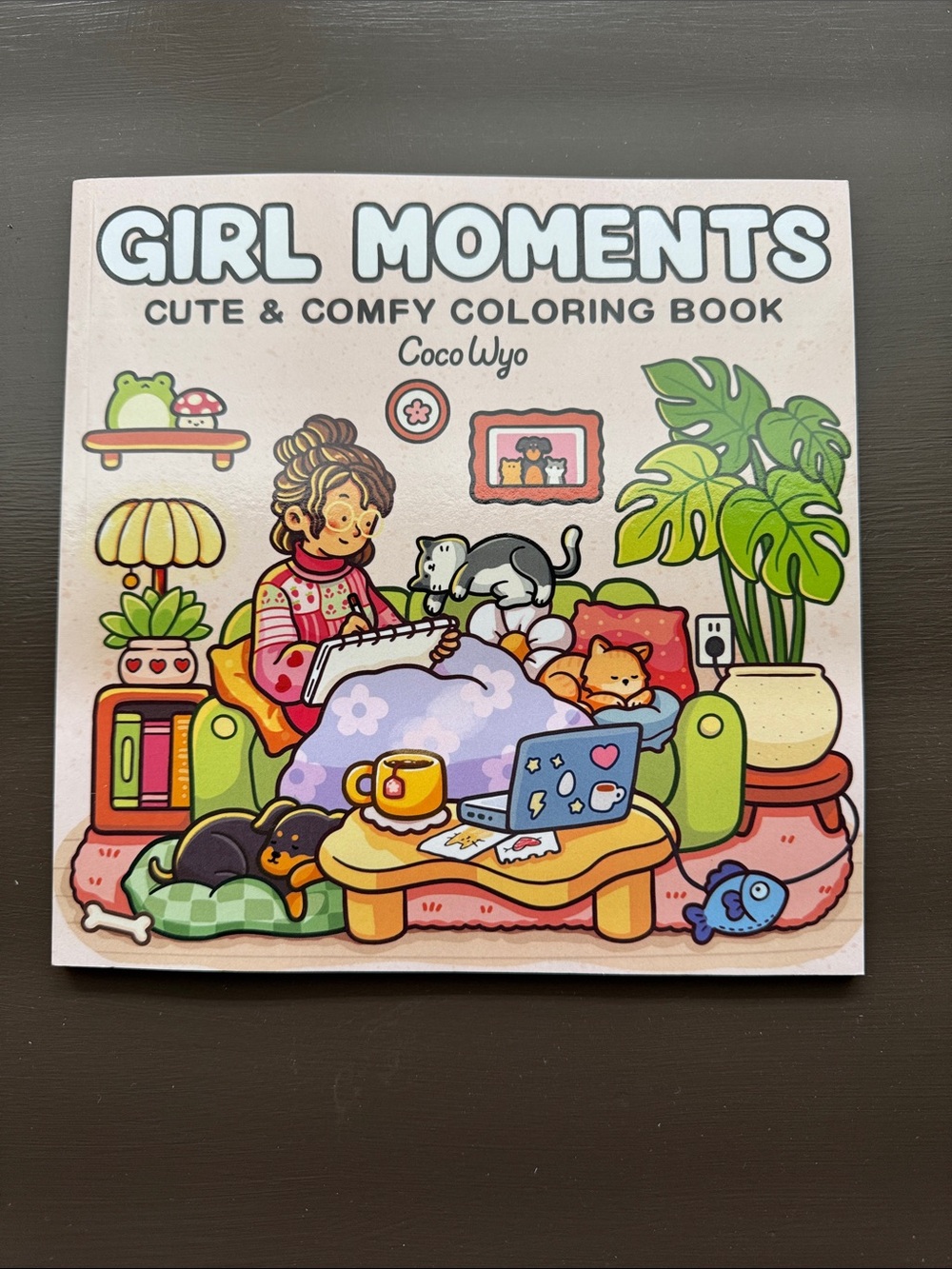Girl Moments Cute & Comfy Coloring Book